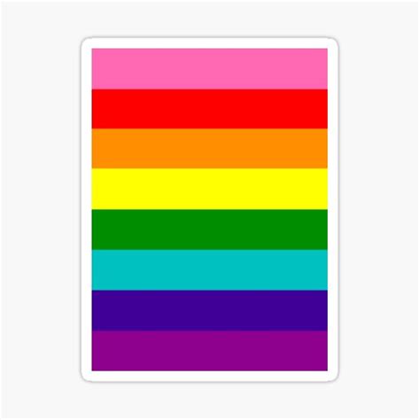 1978 Classic Pride Large Flag Print Sticker For Sale By Simplypride