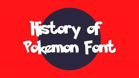 Pokémon Font Fonts Studio