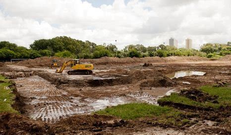 CONSTRUYEN RESERVORIOS PARA MITIGAR INUNDACIONES ALGO PASA BUENOS AIRES