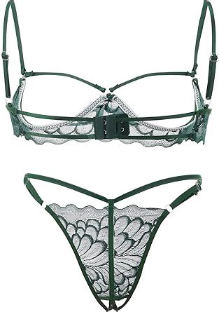 Amazon Koippimel Sexy Lingerie Set Lace Bra And Panty Sets High