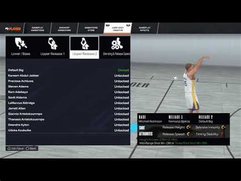 How To Create And Save Your Jumpshot Nba K Current Gen Youtube