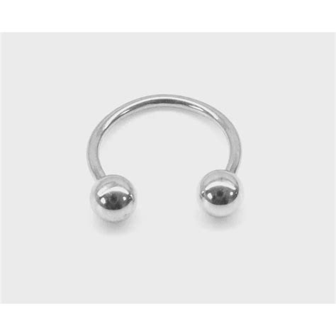 Piercing Ferradura Aço Cirúrgico 0 8mm para Nariz Aba Nasal no Shoptime