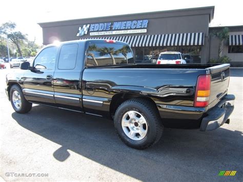 1999 Onyx Black Chevrolet Silverado 1500 Ls Extended Cab 59479045 Photo 7 Car