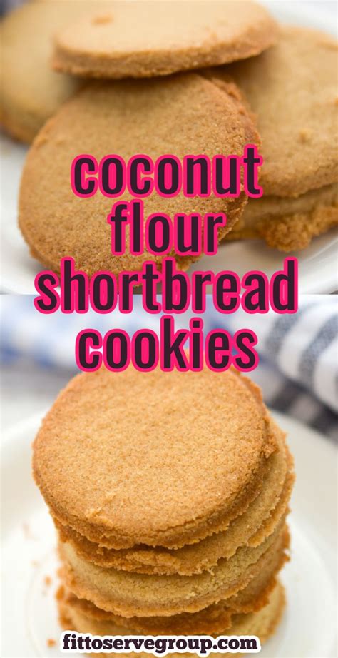 Keto Coconut Flour Shortbread Cookies Coconut Flour Recipes Vegan