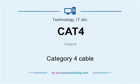 cat category  cable  technology    acronymsandslangcom
