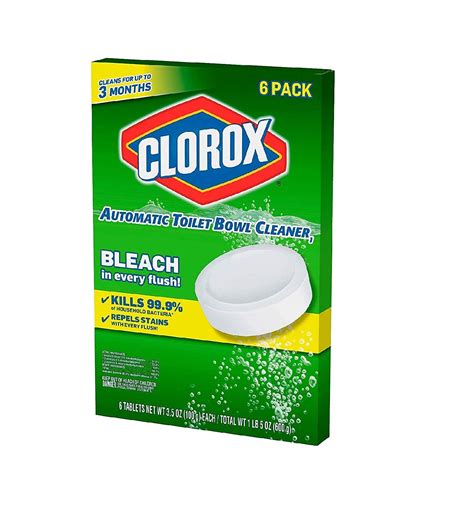 Clorox Automatic Toilet Bowl Cleaner 35 Oz Pack Of 6