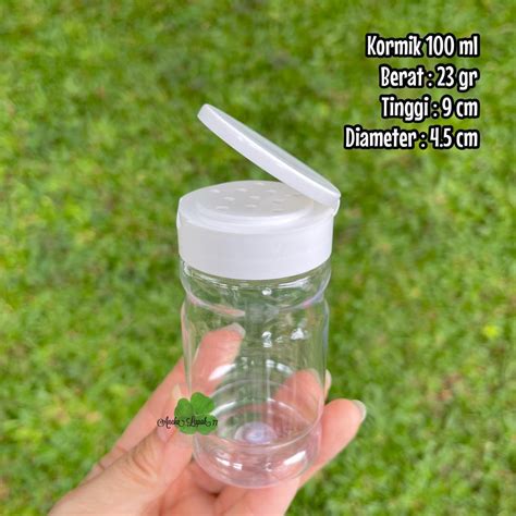 Jual Botol Toples Kormik Ml Botol Lada Bubuk Botol Plastik Ml