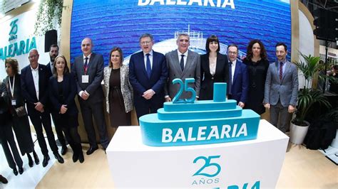 Baleària celebra sus 25 años en Fitur destacando el papel del