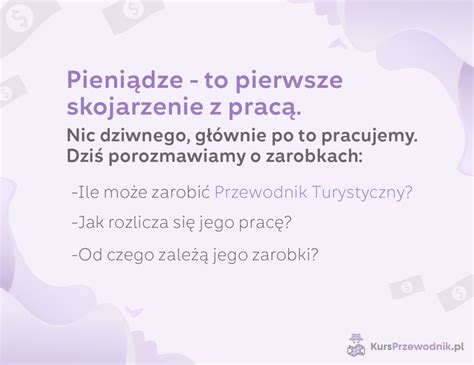 Ile zarabia przewodnik turystyczny Od czego zależą zarobki