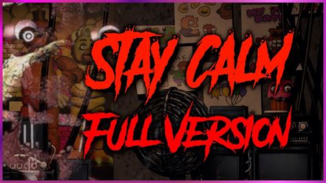 Ben Smith Stay Calm Griffinilla FNAF Cover Full Version YouTube