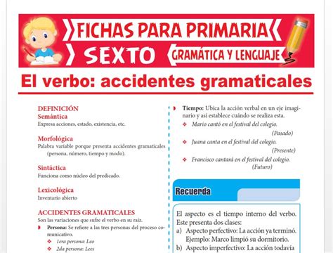 Cuales Son Los Accidentes Gramaticales Del Verbo Prodesma