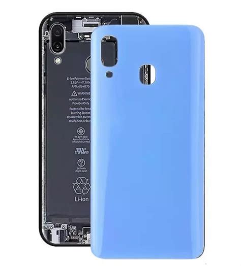 VETRO COVER POSTERIORE SCOCCA Per SAMSUNG GALAXY A40 SM A405 BLU BACK