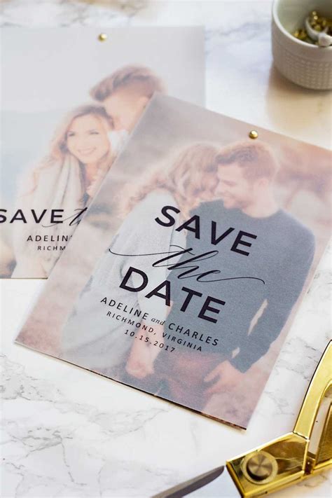 Make These Gorgeous Save The Dates At Home With This Free Save The Date