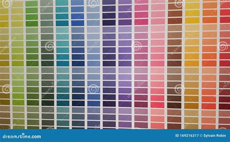 Sample Colors Catalogue Paint On Wall To Help Customer Choose Home