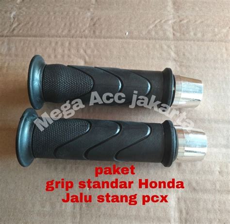 HANDGRIP HONDA HITAM HANDFAT HONDA STANDAR UNIVERSAL SEMUA MOTOR HONDA