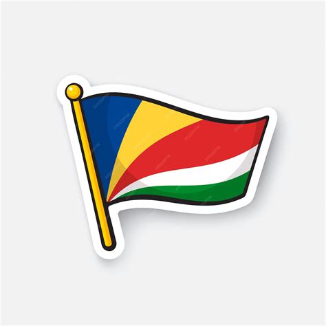 Premium Vector | Vector illustration Flag of Seychelles Countries in