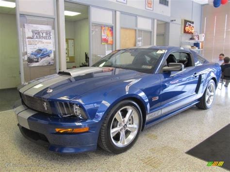 Vista Blue Metallic 2008 Ford Mustang Shelby GT Coupe Exterior Photo