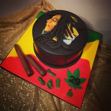 Bob Marley Themed Cake Pretty Birthday Cakes Cake Recipes Themed