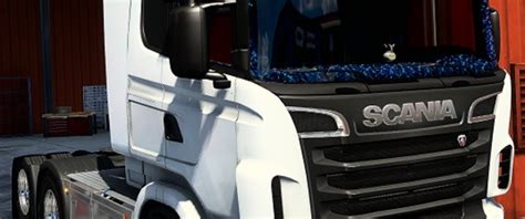 Ets2 Scania RJL Topline Interior Exterior Blue Danish Plush V 1 0