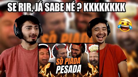 REACT SÓ PIADAS PESADAS Se rir já sabe né Cortes da Firma YouTube