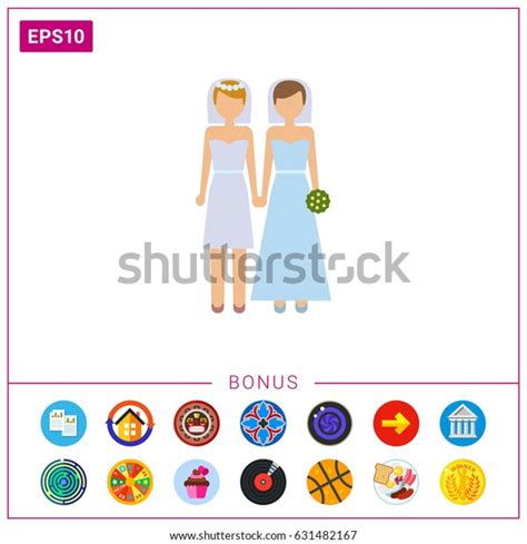 Married Gay Couple Icon Stock Vector Royalty Free 631482167