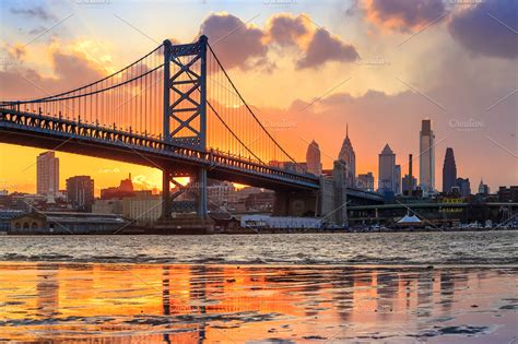 Philadelphia skyline sunset | High-Quality Architecture Stock Photos ...