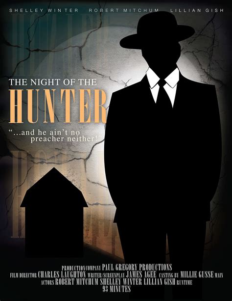 Night Of The Hunter Movie Poster