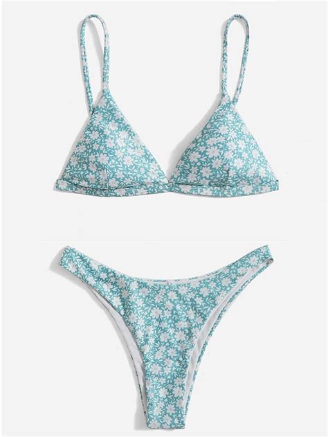 Random Floral Print Bikini Swimsuit For Sale Australia New Collection