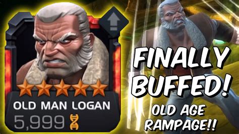 5 Star Buffed Old Man Logan Gameplay Rise Of A Demi God Marvel