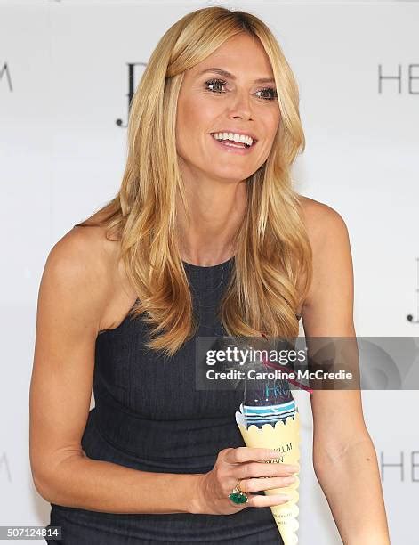 Heidi Klum At David Jones For Heidi Klum Intimates Photos And Premium High Res Pictures Getty