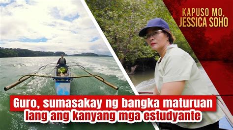 Guro Sumasakay Ng Bangka Maturuan Lang Ang Kanyang Mga Estudyante