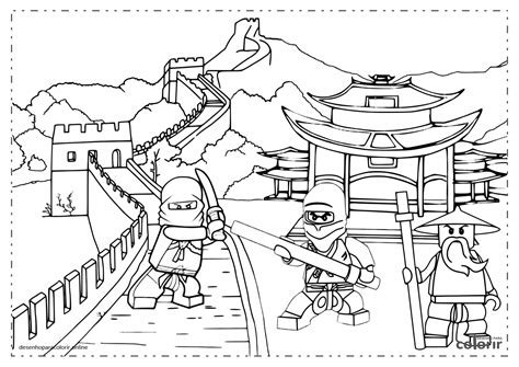 Desenhos De Ninjago Para Colorir