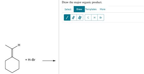 Solved Draw The Major Organic Product Draw The Major Organic