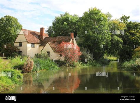Flatford Mill Suffolk Stock Photo Alamy