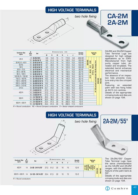 Cembre Cable Crimps Connectors Splices Glands And Tools Pdf