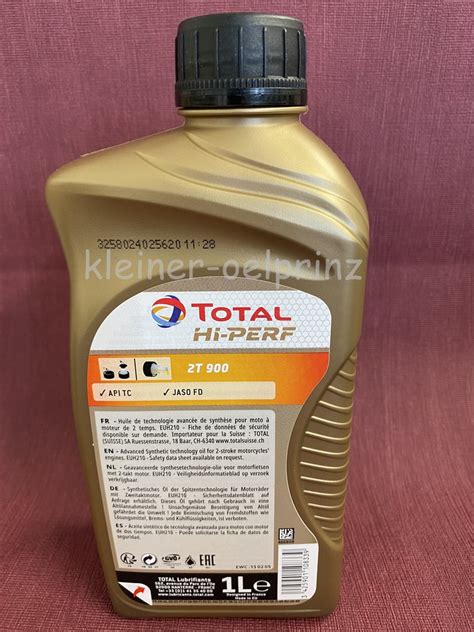 TOTAL HI-PERF 2T 900 in der 1 ltr. Dose - www.kleiner-oelprinz.de