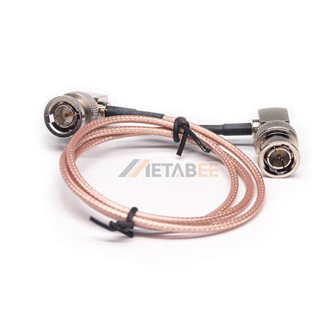 Right Angle Bnc Male To Male Cable Assembly Metabeeai