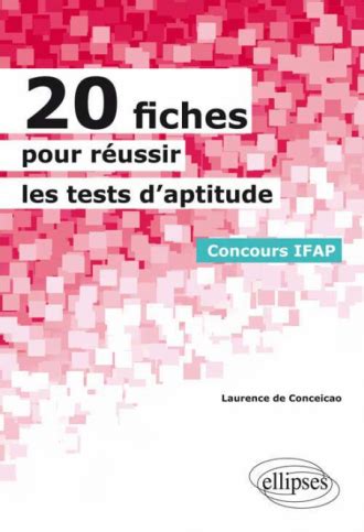 Fiches Pour R Ussir Les Tests D Aptitude Concours Ifap