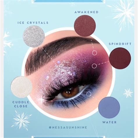 Colourpop Frozen Ii Elsa Palette Nessasunshine Elsa Makeup Makeup