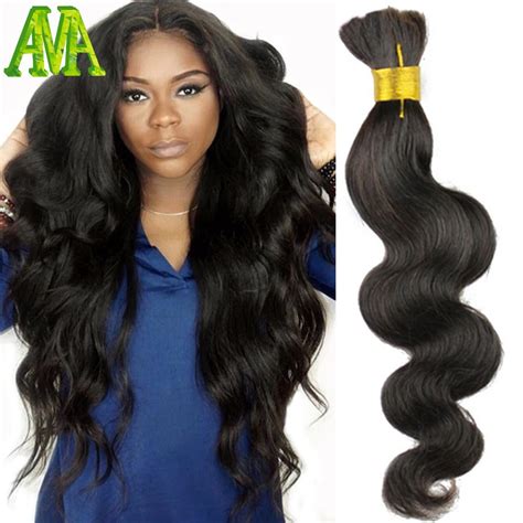 Brazilian Human Braiding Hair Bulk No Weft Bundles Unprocessed Human