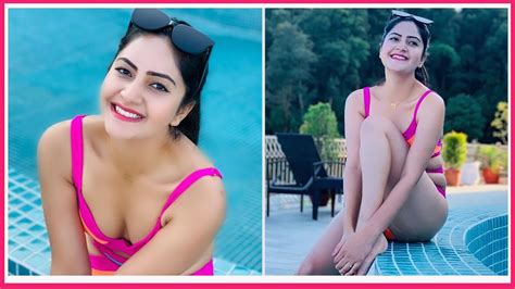 Barsha Siwakoti sizzling in Swimsuit | Barsha enjoying in swimming pool | BARSHA SIWAKOTI - YouTube