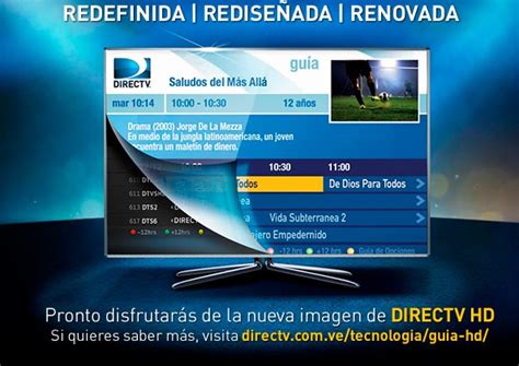 DIRECTV PRESENTA LA MÁS AVANZADA GUÍA DE PROGRAMACIÓN EN ALTA