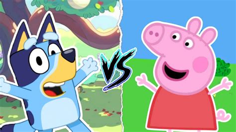 Bluey Vs Peppa Pig Youtube