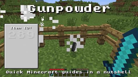 How to get gunpowder in minecraft peaceful