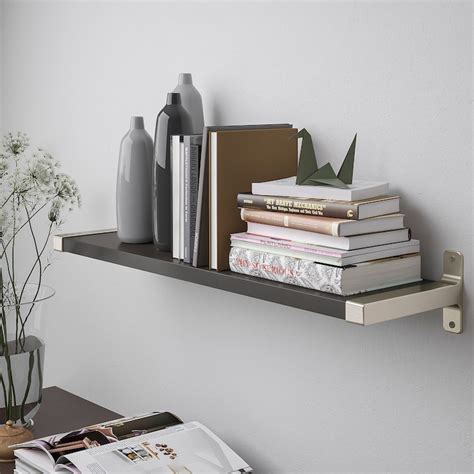 Bergshult Granhult Wall Shelf Dark Graynickel Plated 3112x778