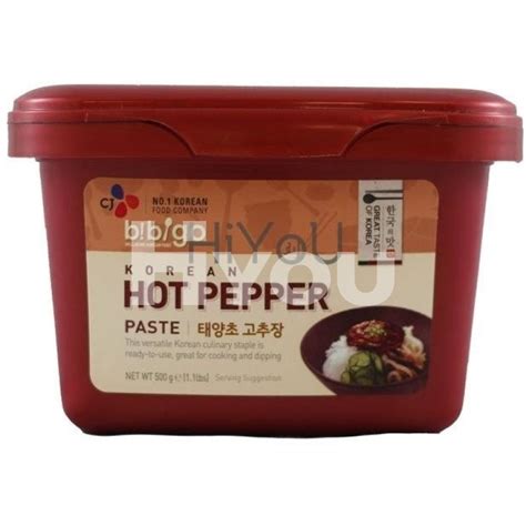 Cheil Jedang Bibigo Hot Pepper Paste 500g ~ Cheil Jedang Bibigo 辣椒醬 50