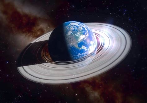 La Tierra tenía anillos como Saturno Los astrónomos sostienen que