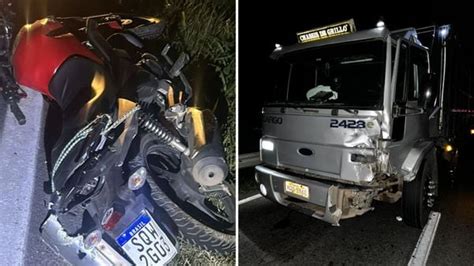 A Gazeta Motociclista morre em acidente caminhão na BR 101 em Rio