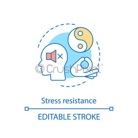 Stress Resistance Concept Icon Stock Vector Crushpixel