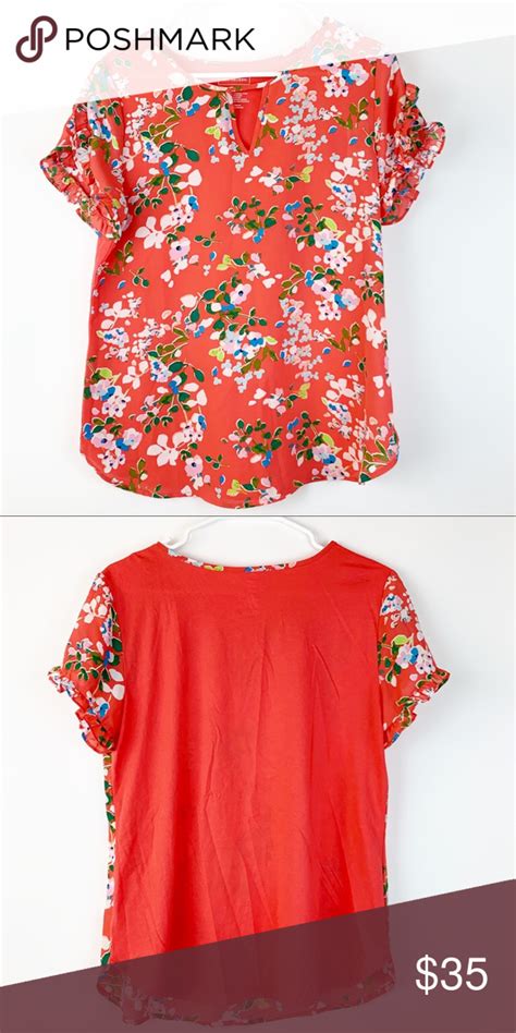 Van Heusen Summery Blouse Clothes Design Cocktail Dress Lace Floral Print Blouses